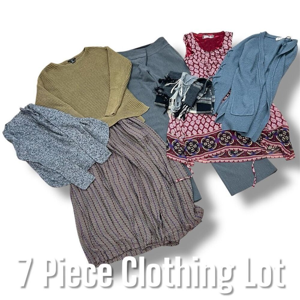 7 Piece Clothing Lot: Rachel Zoe, Other Ways Vintage, Express, Paper Plane XS-M